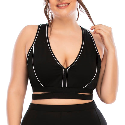 PLUS SIZE FITNESS LEGGINGS/BRA