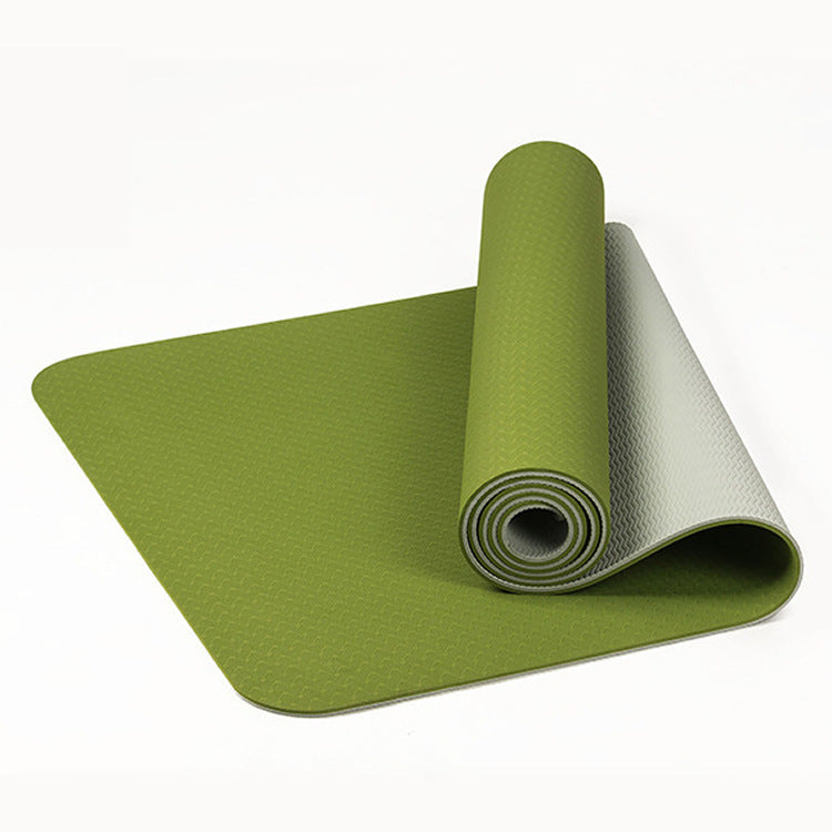 Two-color Lengthened Yoga Mat