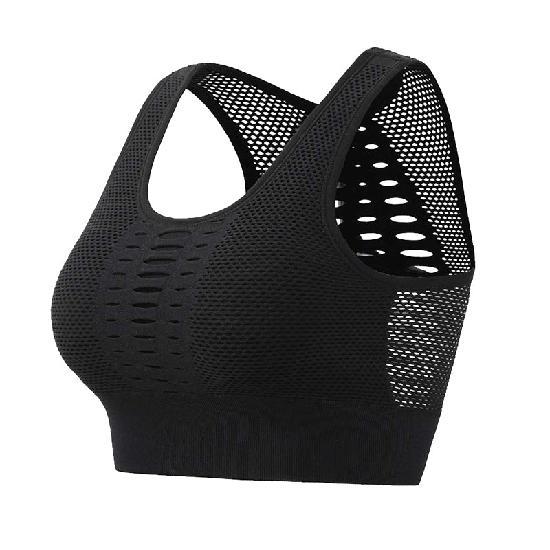 Breathable Mesh Sports Top