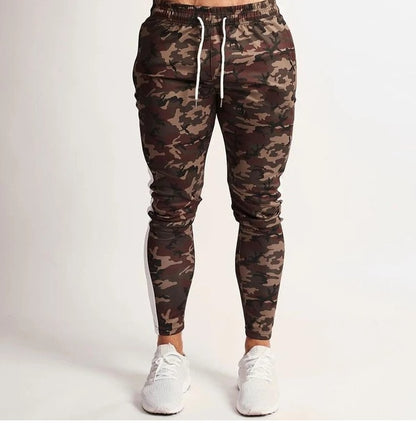 Men's camo track pants