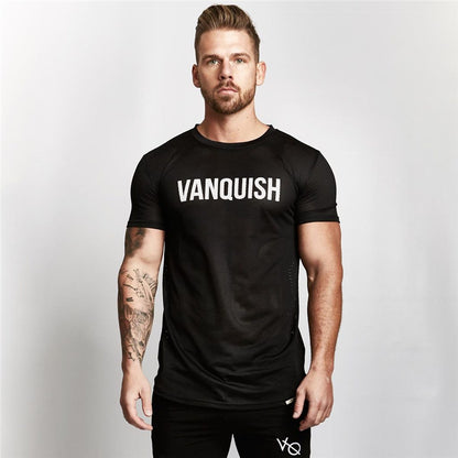 short-sleeved workout T shirt