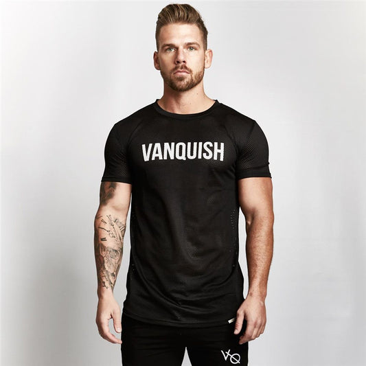 short-sleeved workout T shirt