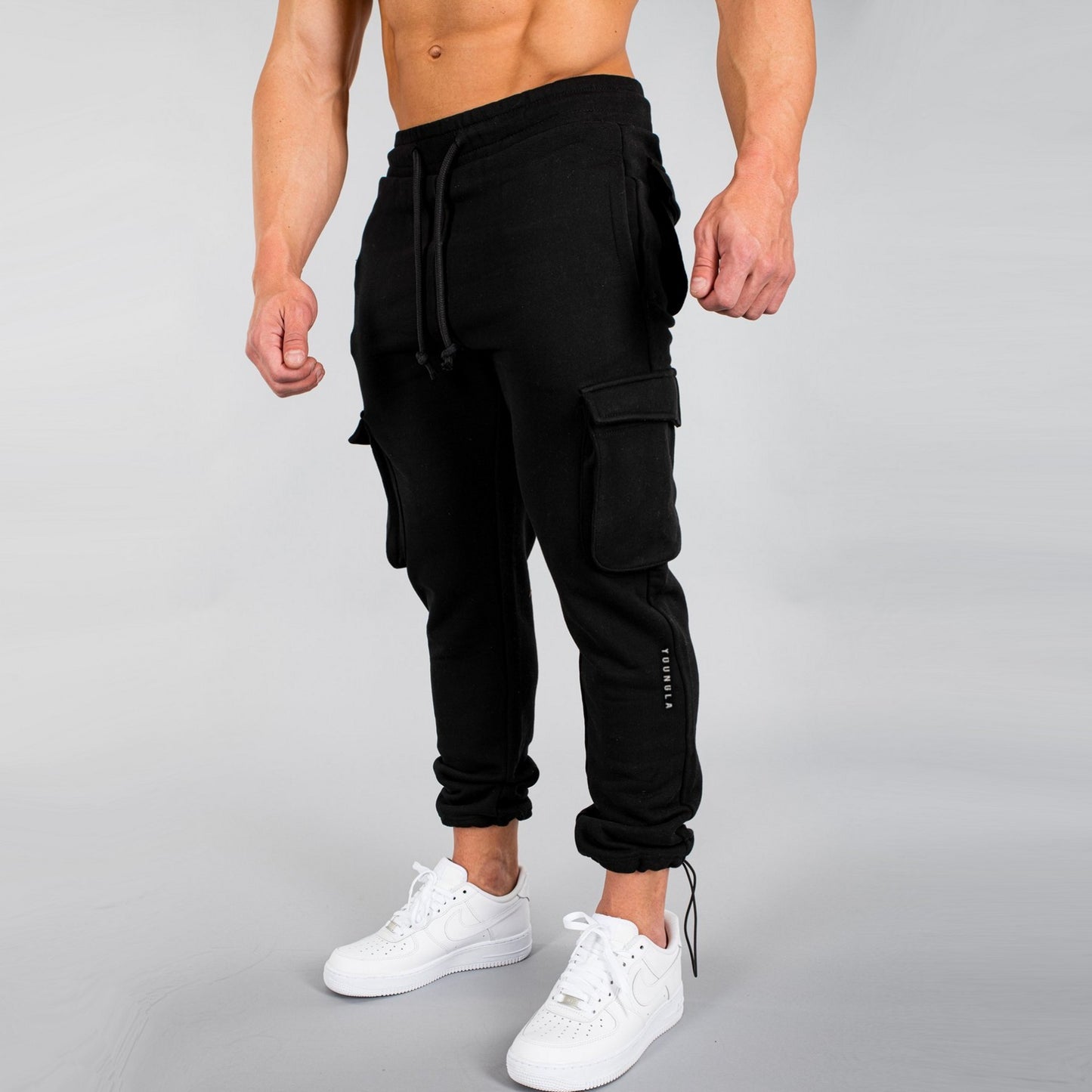 Muscle Stretch Slim Skinny Track Pants