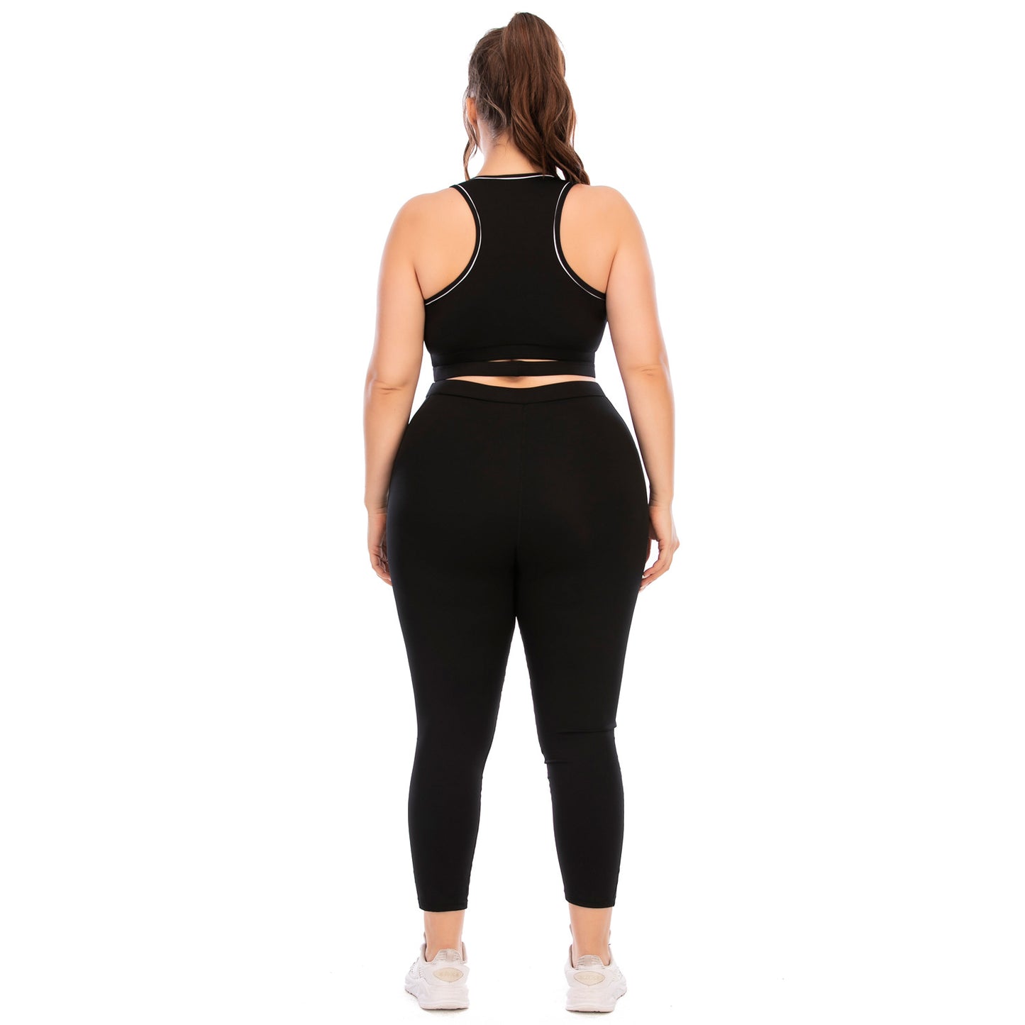 PLUS SIZE FITNESS LEGGINGS/BRA