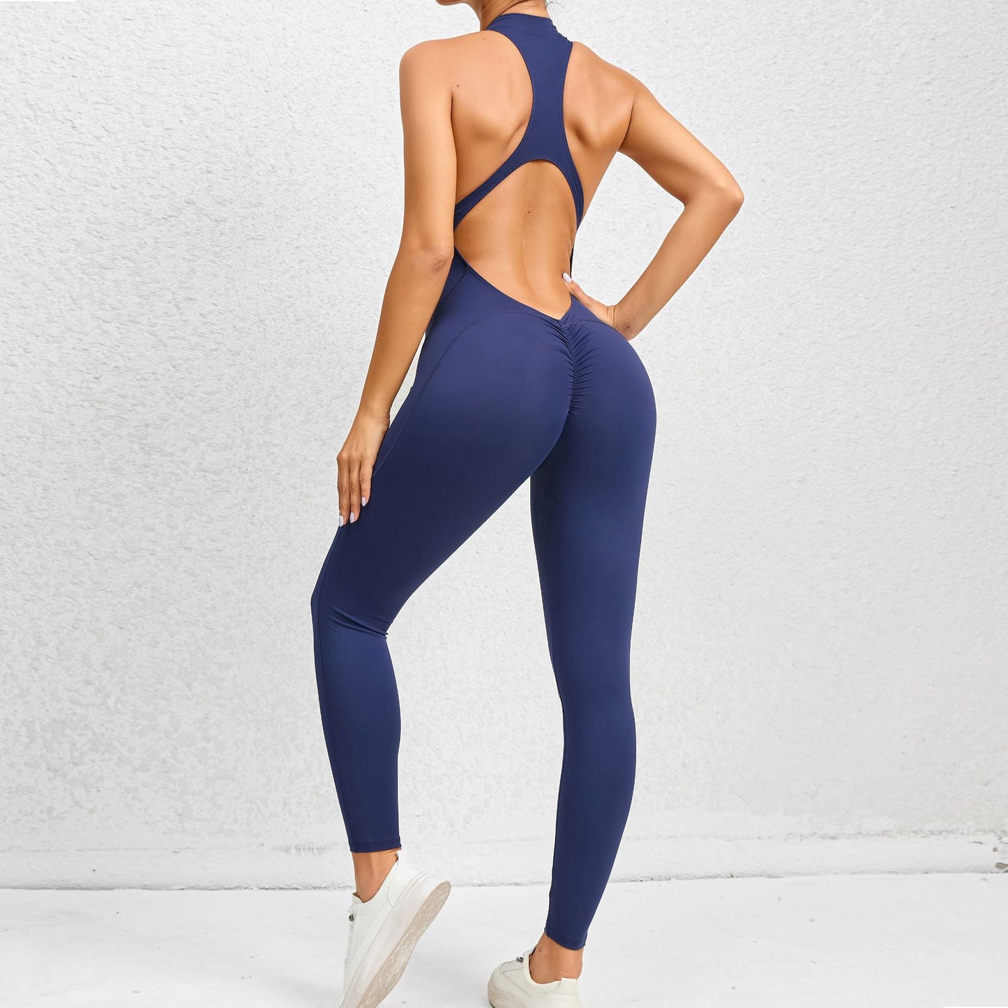 Sleeveless Fitness Jumpsuit