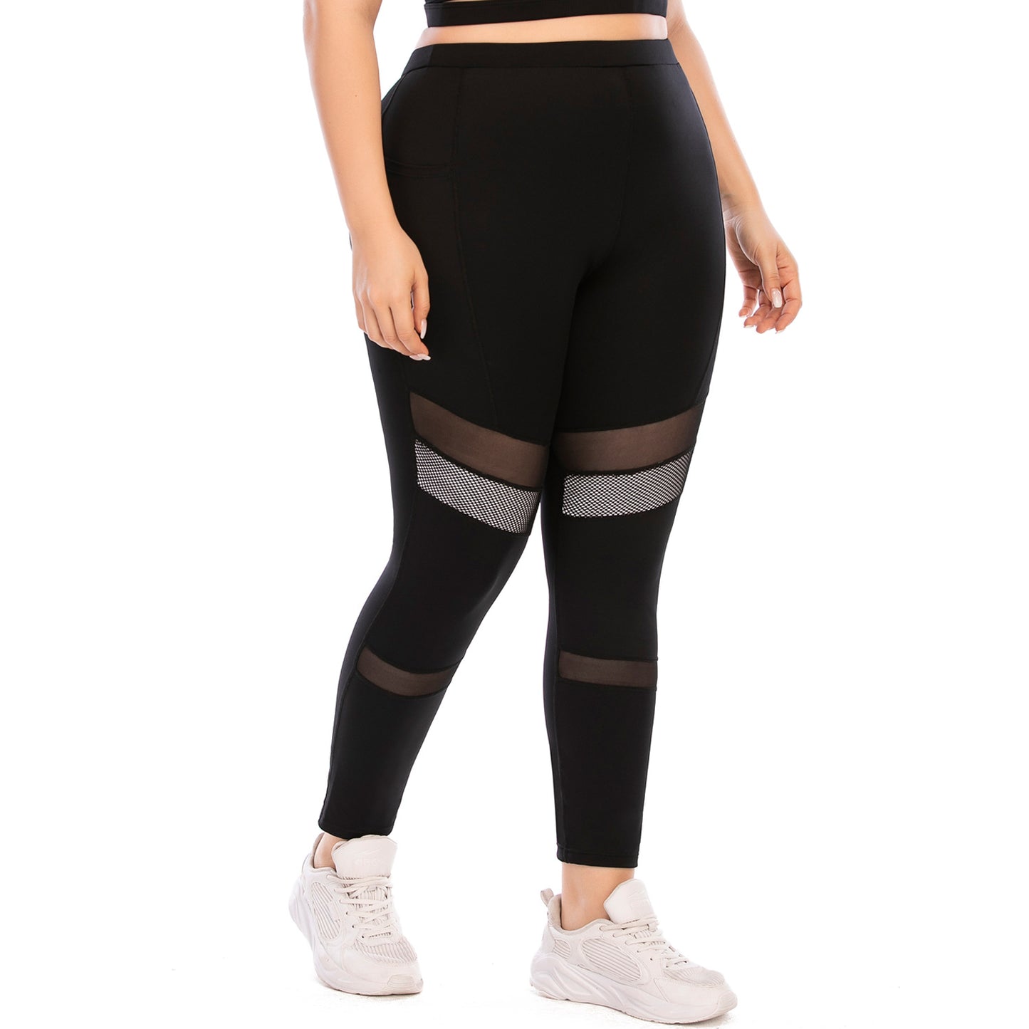PLUS SIZE FITNESS LEGGINGS/BRA